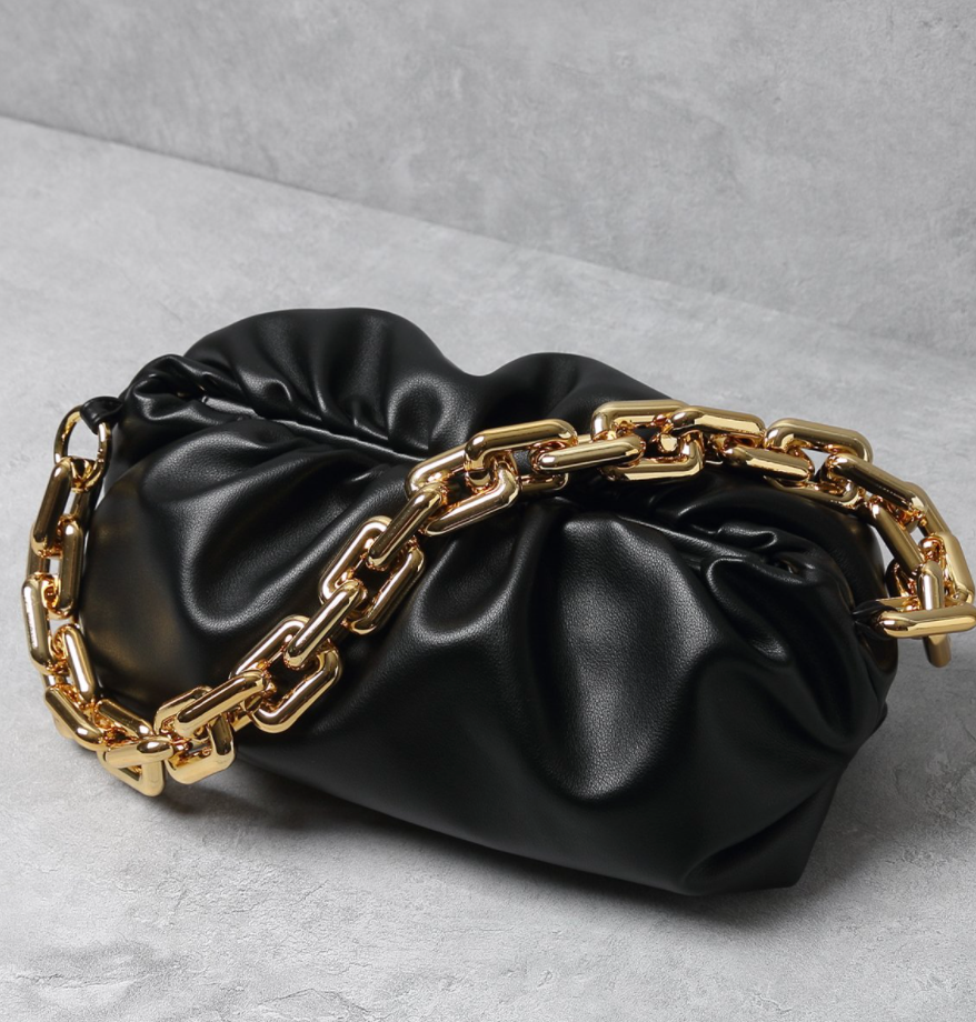 Chunky chain handbag sale