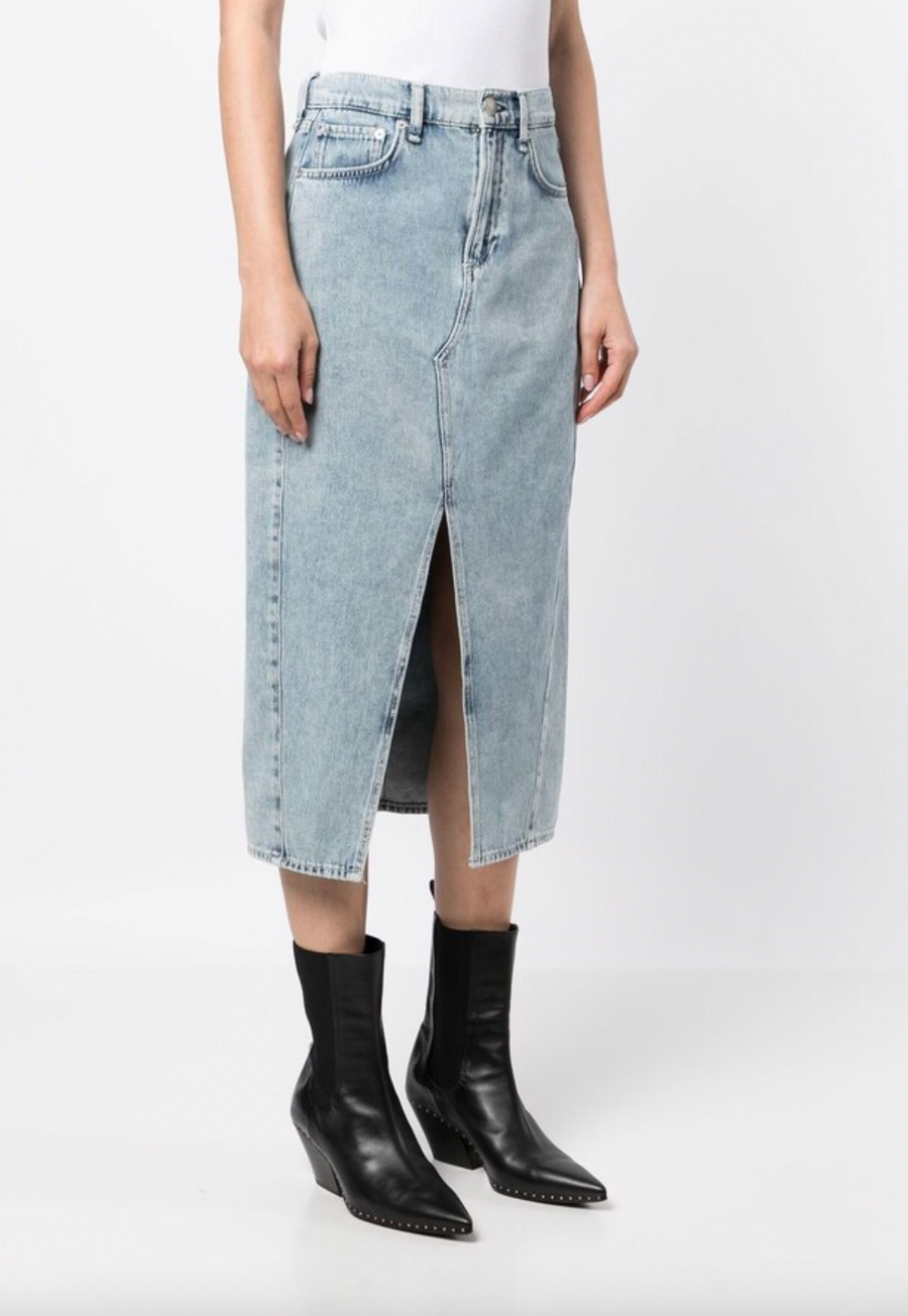 Gia Denim Midi Skirt