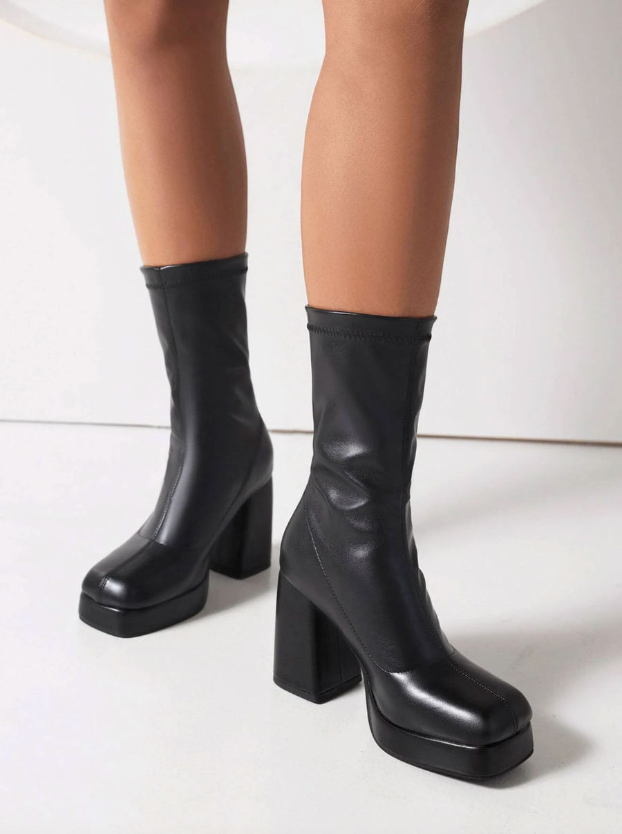 Klayton Chunky Ankle Boots