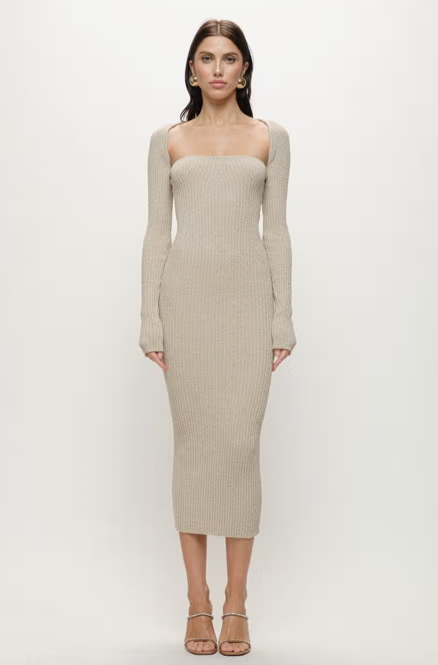 Florence Knitted Midi Dress