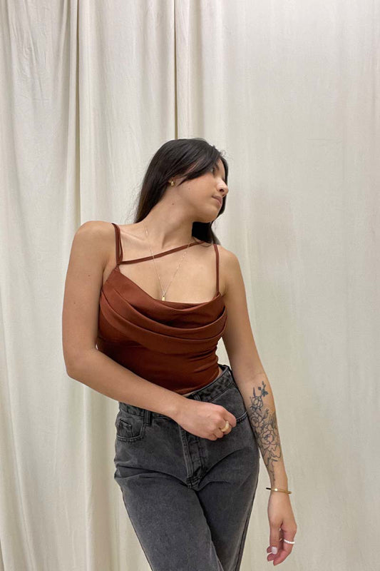 You're A Natural Satin Top