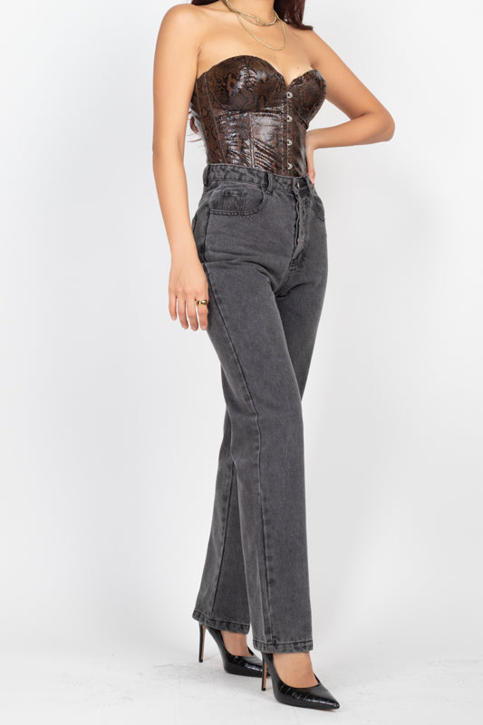 Lock And Key Snake Corset Top
