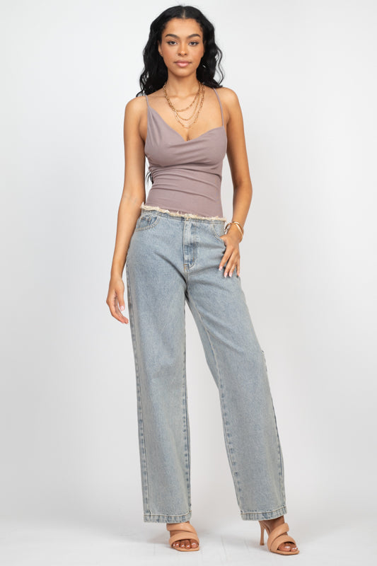 Wanderlust Asymmetric Bodysuit