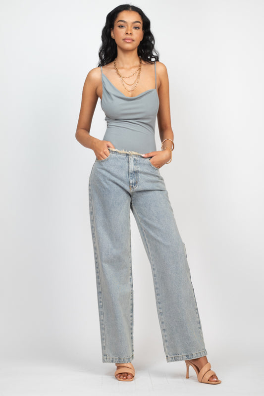 Wanderlust Asymmetric Bodysuit