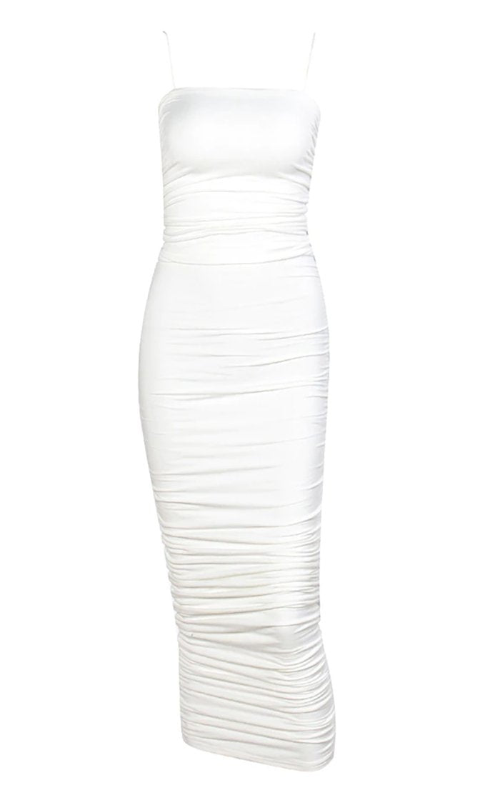 Nia Ruched Bodycon Dress
