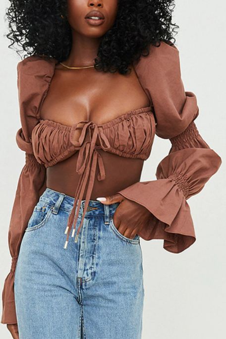 Love Letters Puff Sleeve Top