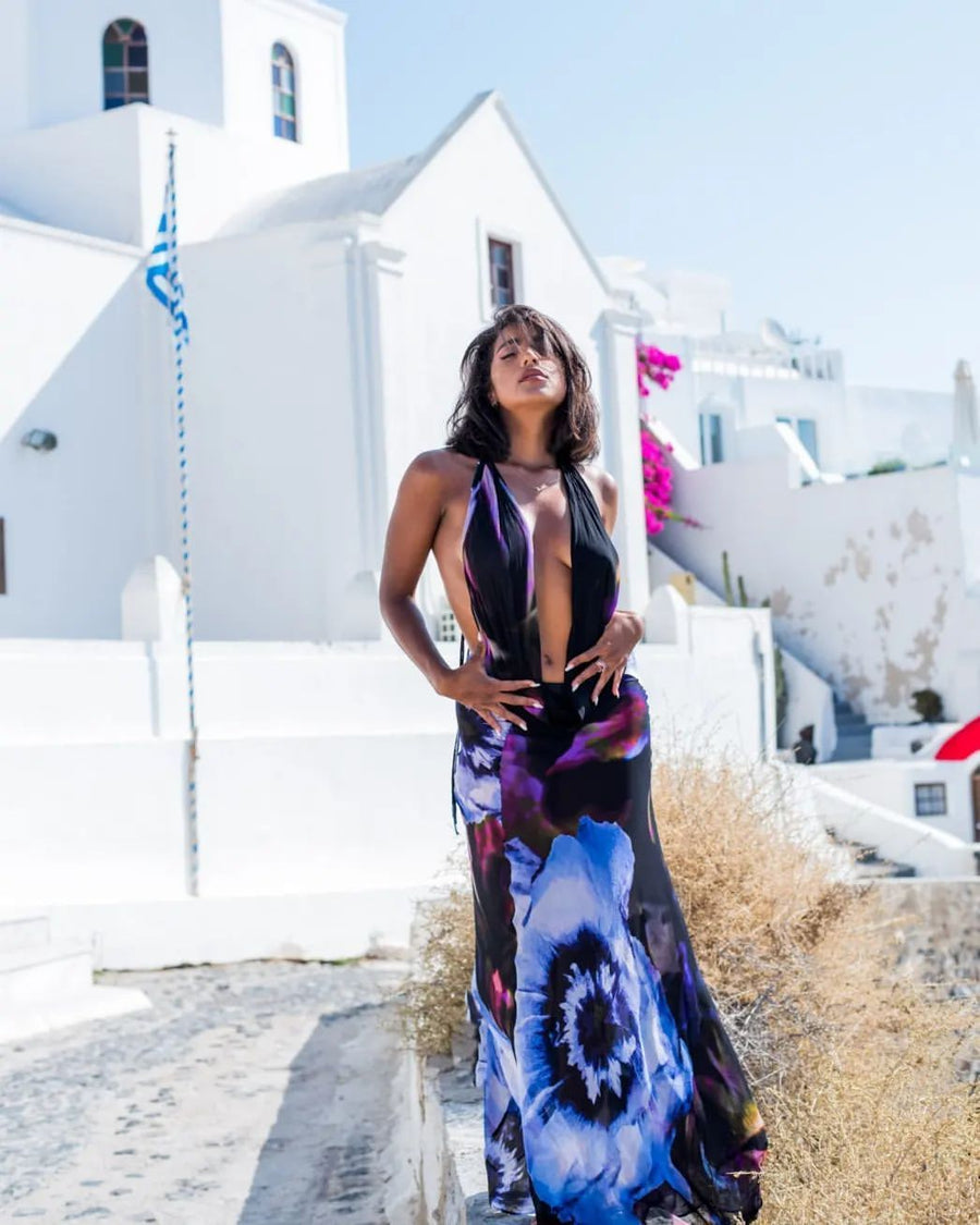 La Bella Mesh Maxi Dress