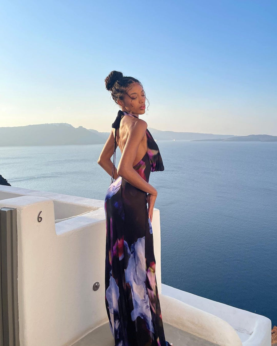 La Bella Mesh Maxi Dress