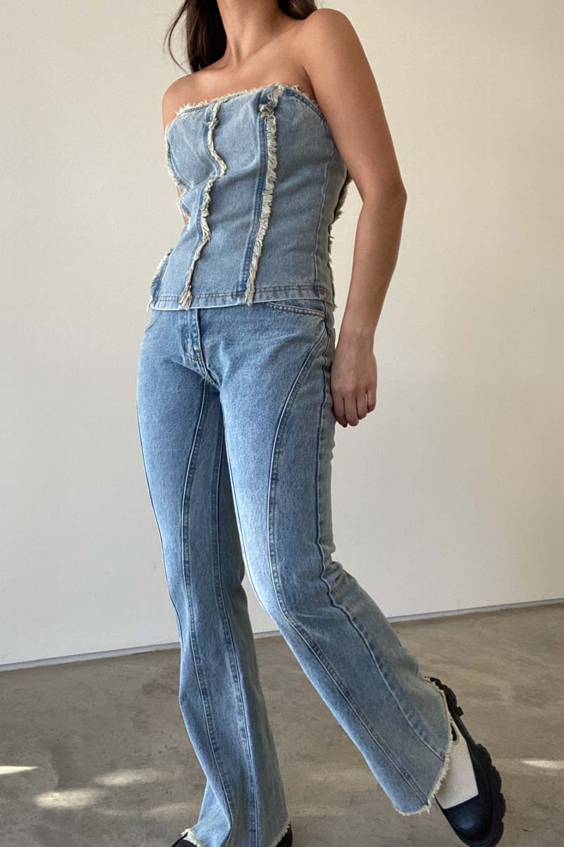 Blue Jean Baby Denim Top