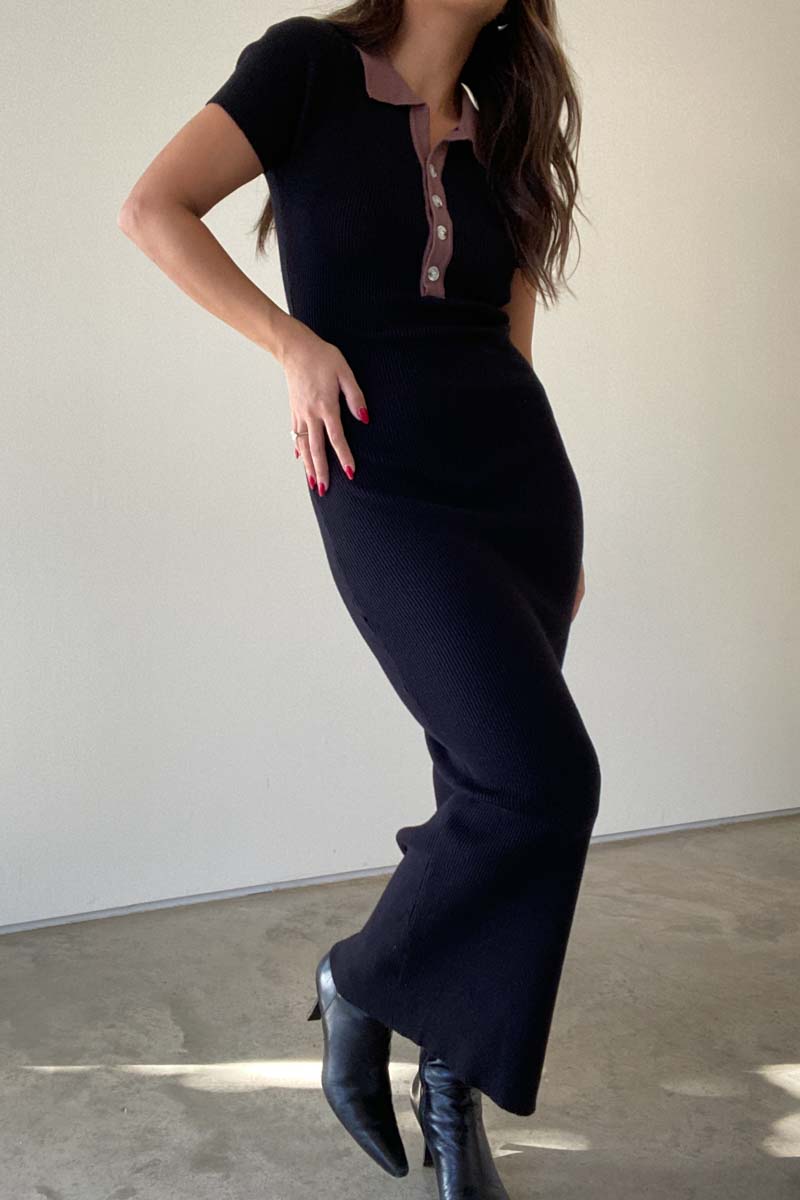 Café Con Leche Midi Dress