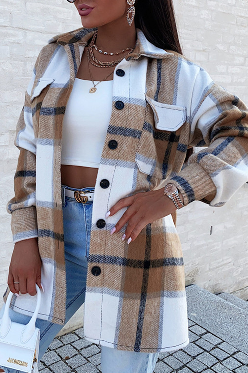 Joshua Tree Mocha Plaid Shacket
