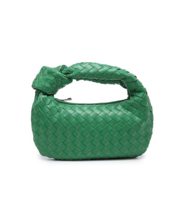 Palms Tropic Green Braided Bag