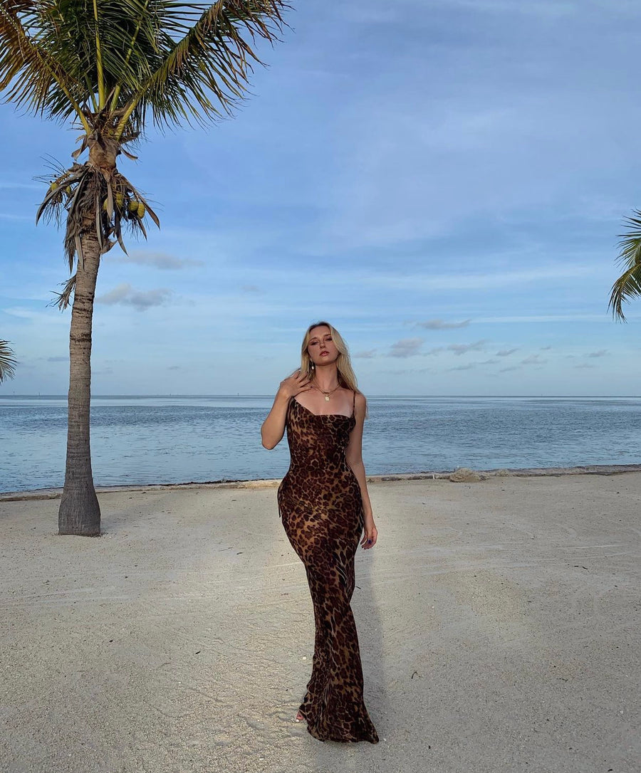 Lioness Mesh Maxi Dress