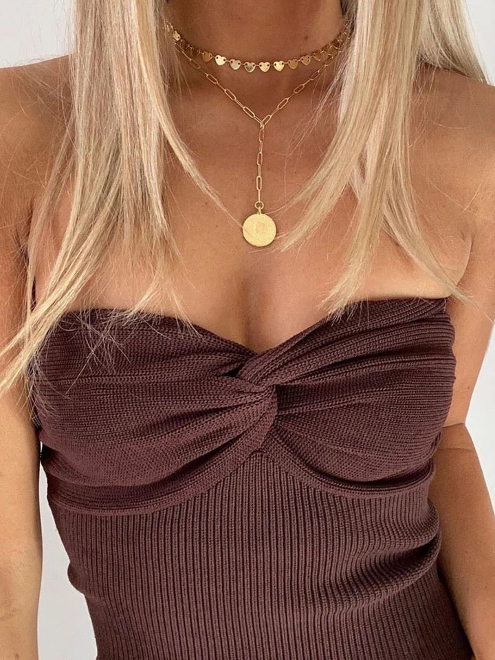 Kaia Knit Tube Top