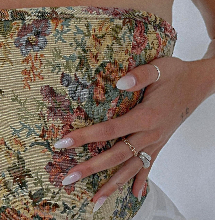 Juniper & Ivy Floral Corset Top