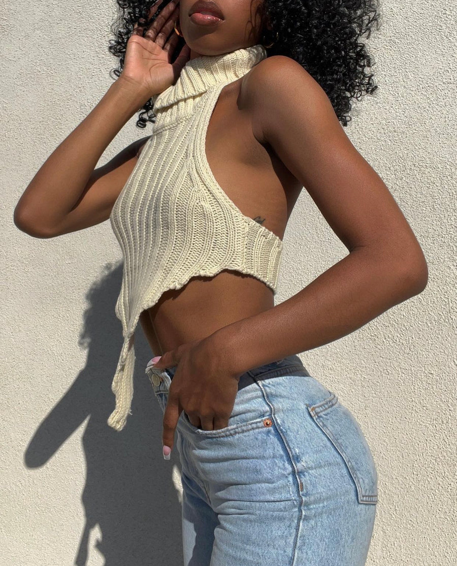 Out Of Your League Knit Crop Top