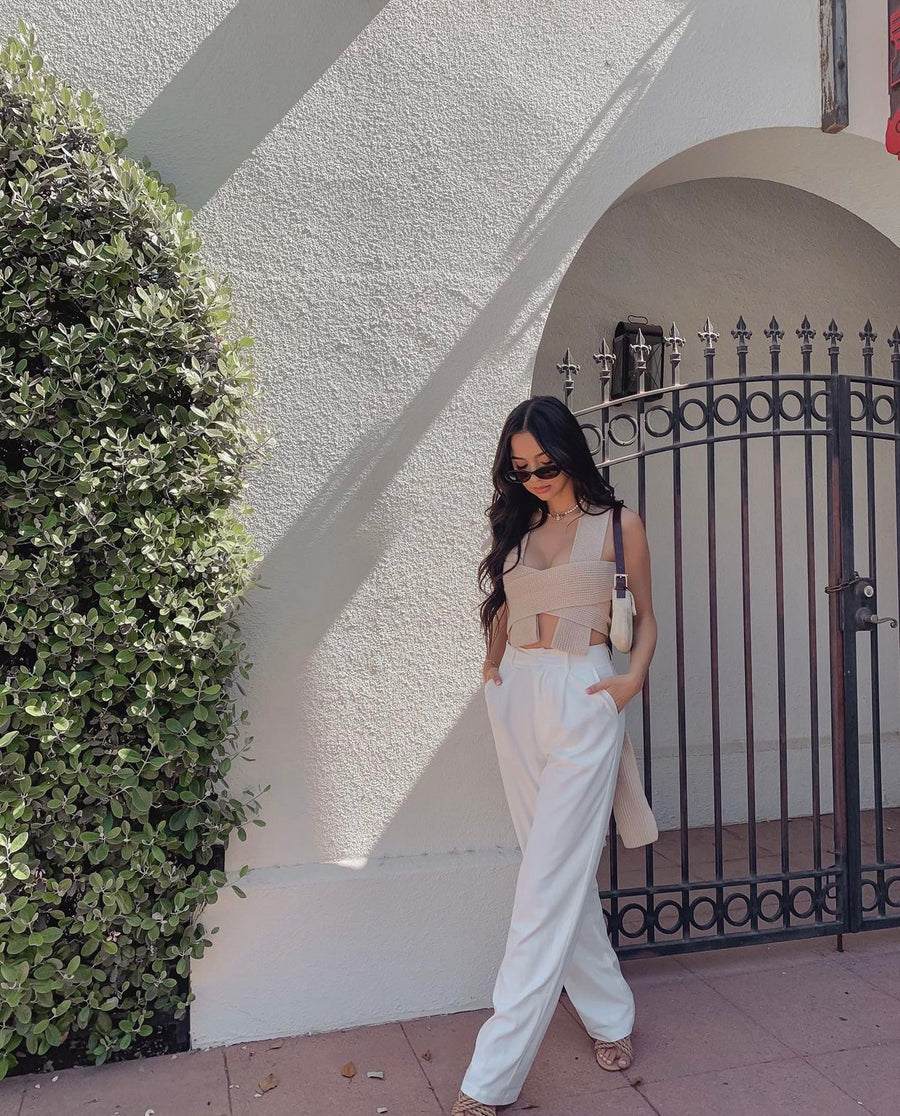 Santa Barbara Knit Halter Top