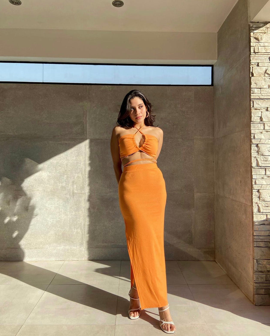 Bali Halter And Skirt Set