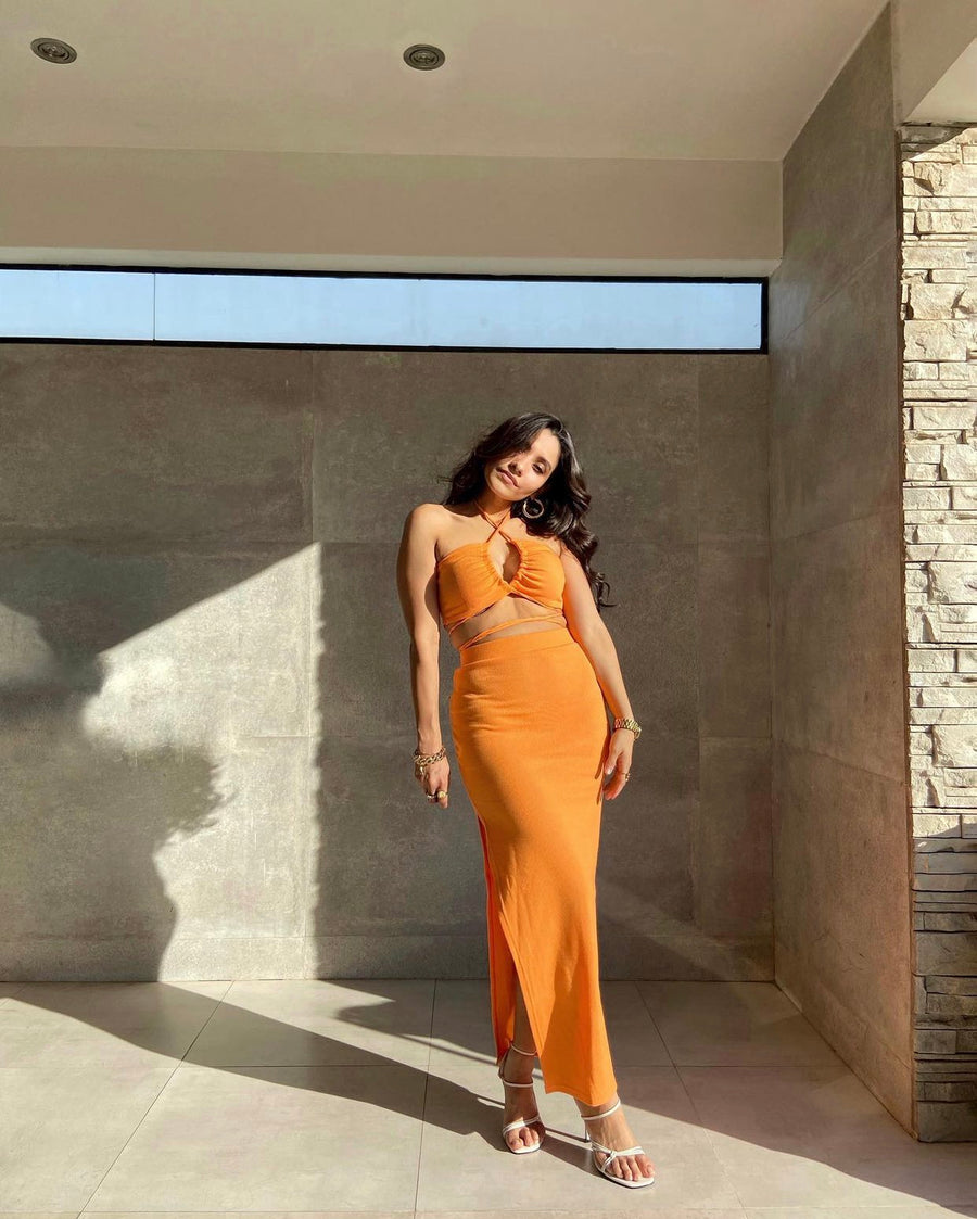 Bali Halter And Skirt Set