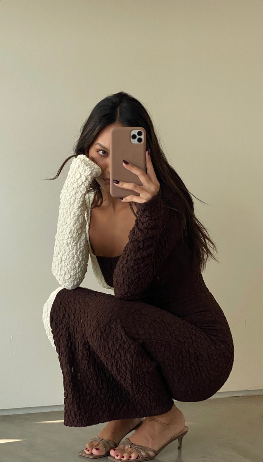 Mixed Feelings Knit Maxi Dress