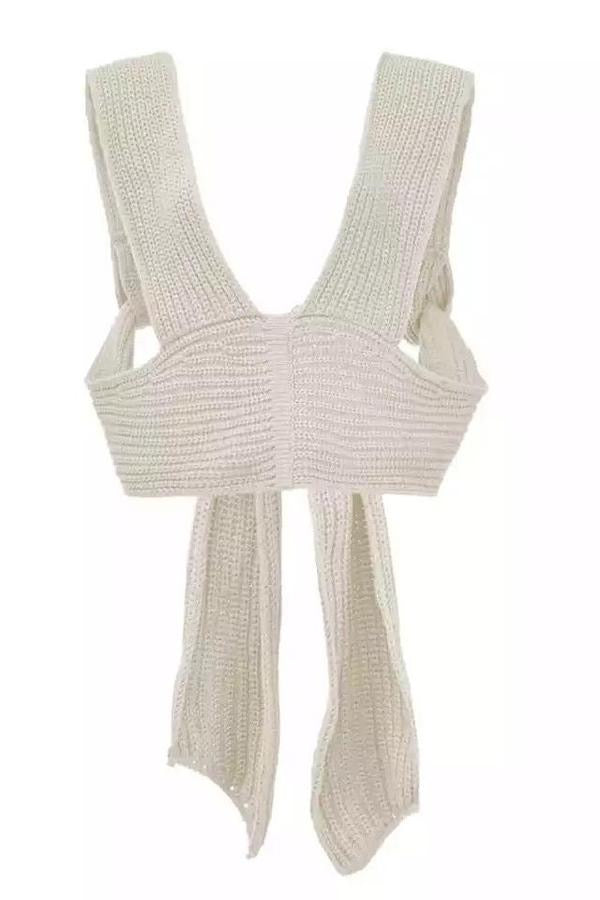 Mykonos Knitted Crop Top