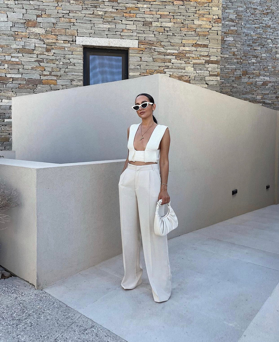 Mykonos Knitted Crop Top