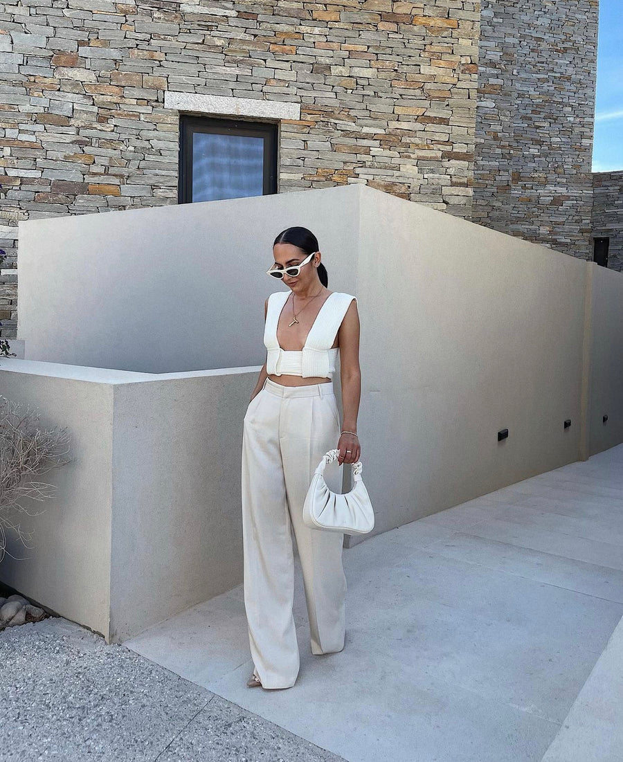 Mykonos Knitted Crop Top