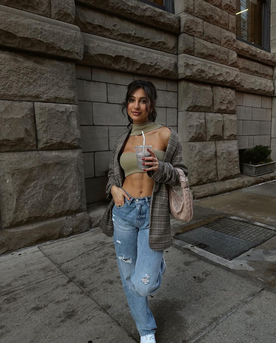 Naomi Knit Tube Crop Top