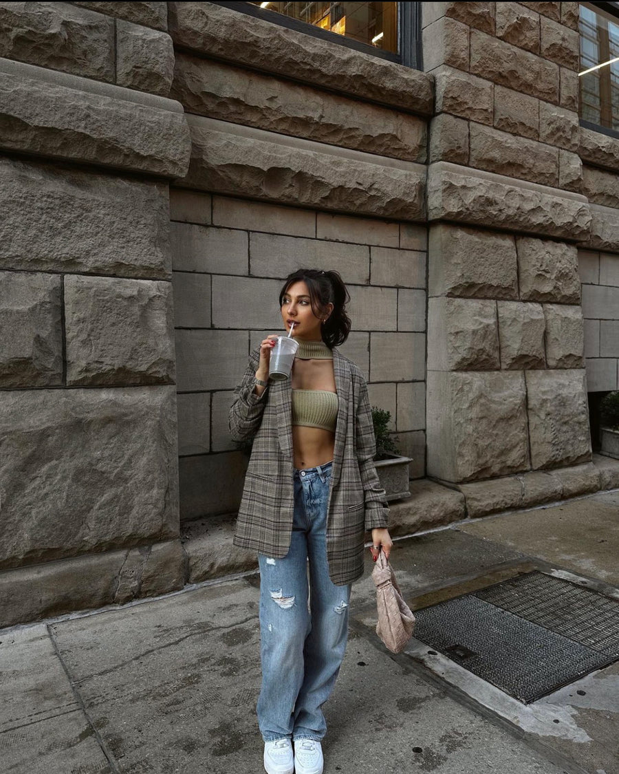 Naomi Knit Tube Crop Top