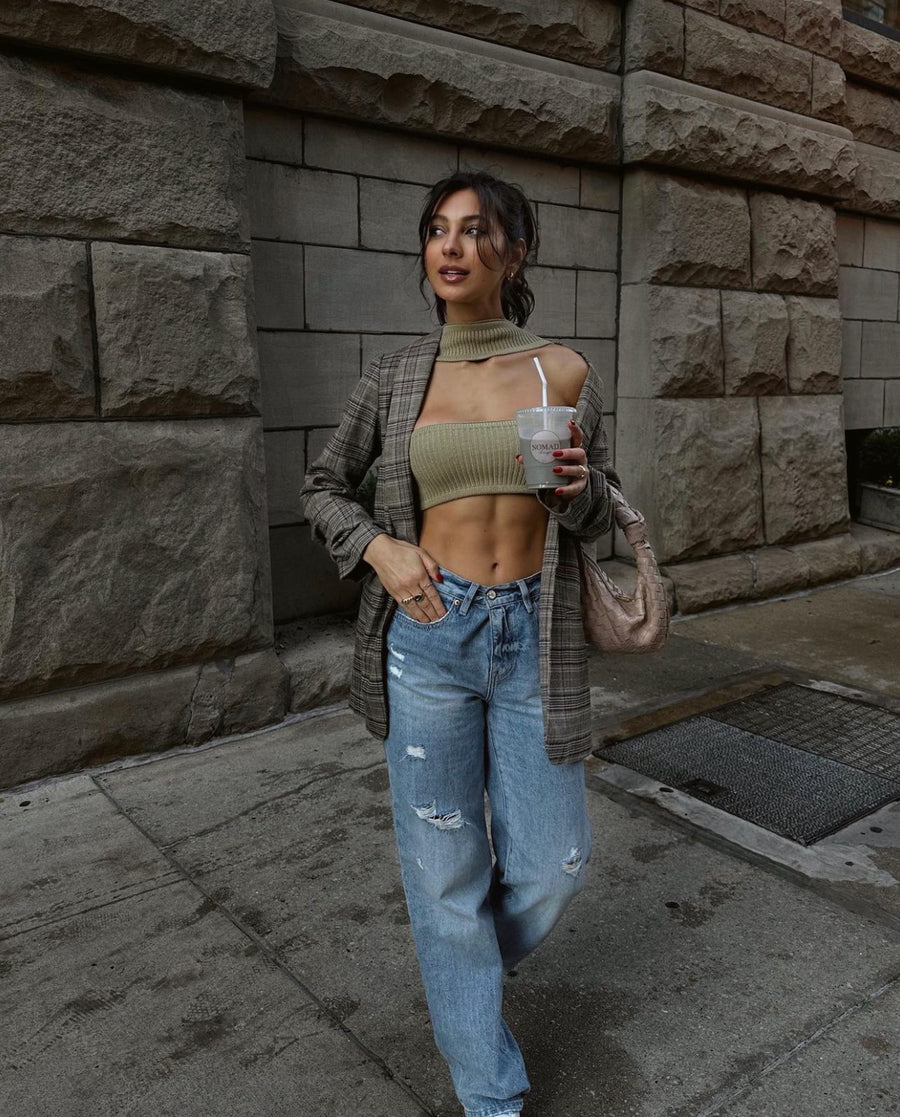 Naomi Knit Tube Crop Top