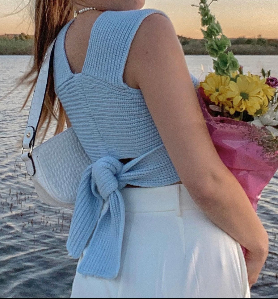 Santa Barbara Knit Halter Top