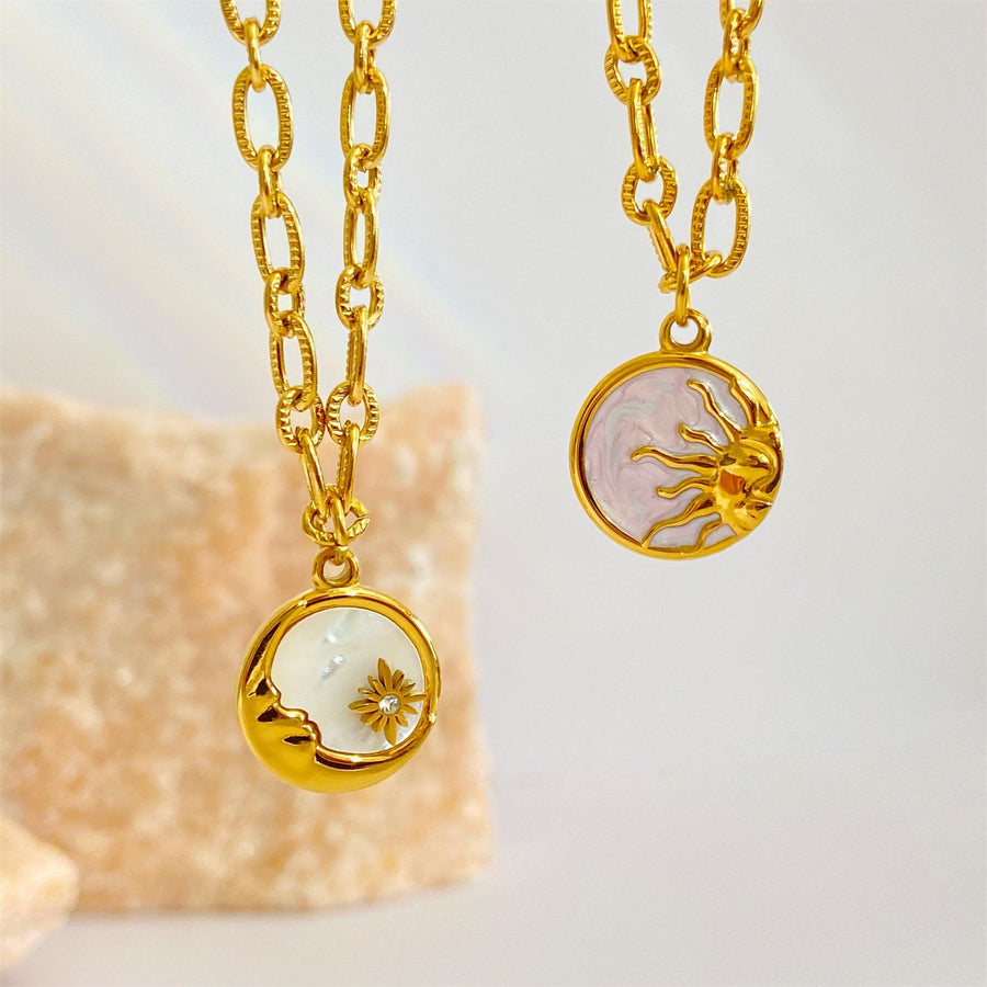 Sun+Moon Best Friends Necklace