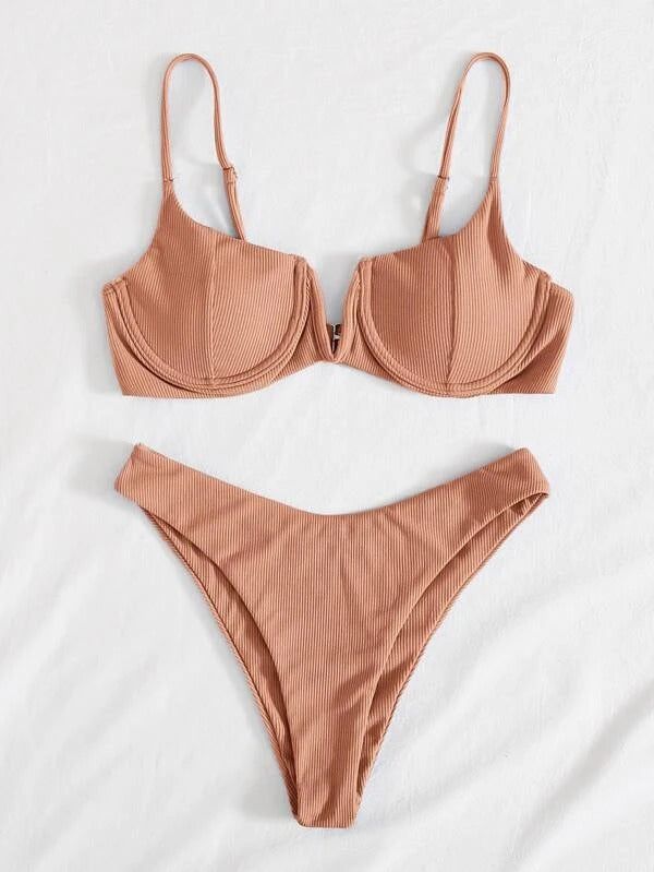 Kuai Ribbed Bikini Set