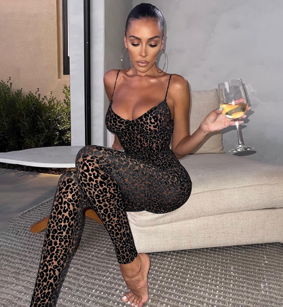 Feeling Frisky Leopard Print Jumpsuit