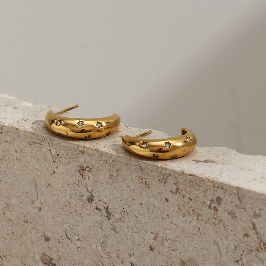 Dreaming About You Gold Earrings