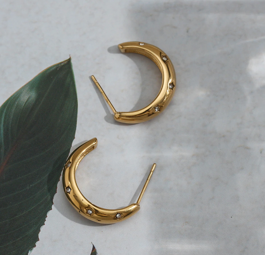 Dreaming About You Gold Earrings