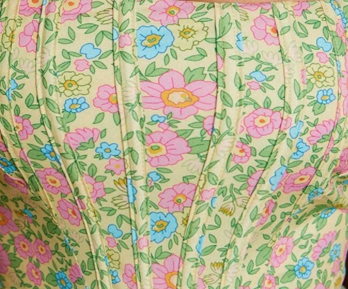 Cora Vintage Floral Corset