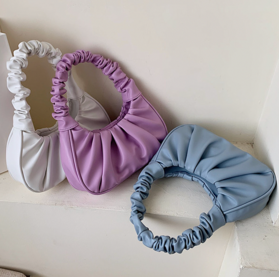 Pixie Ruched Handbag