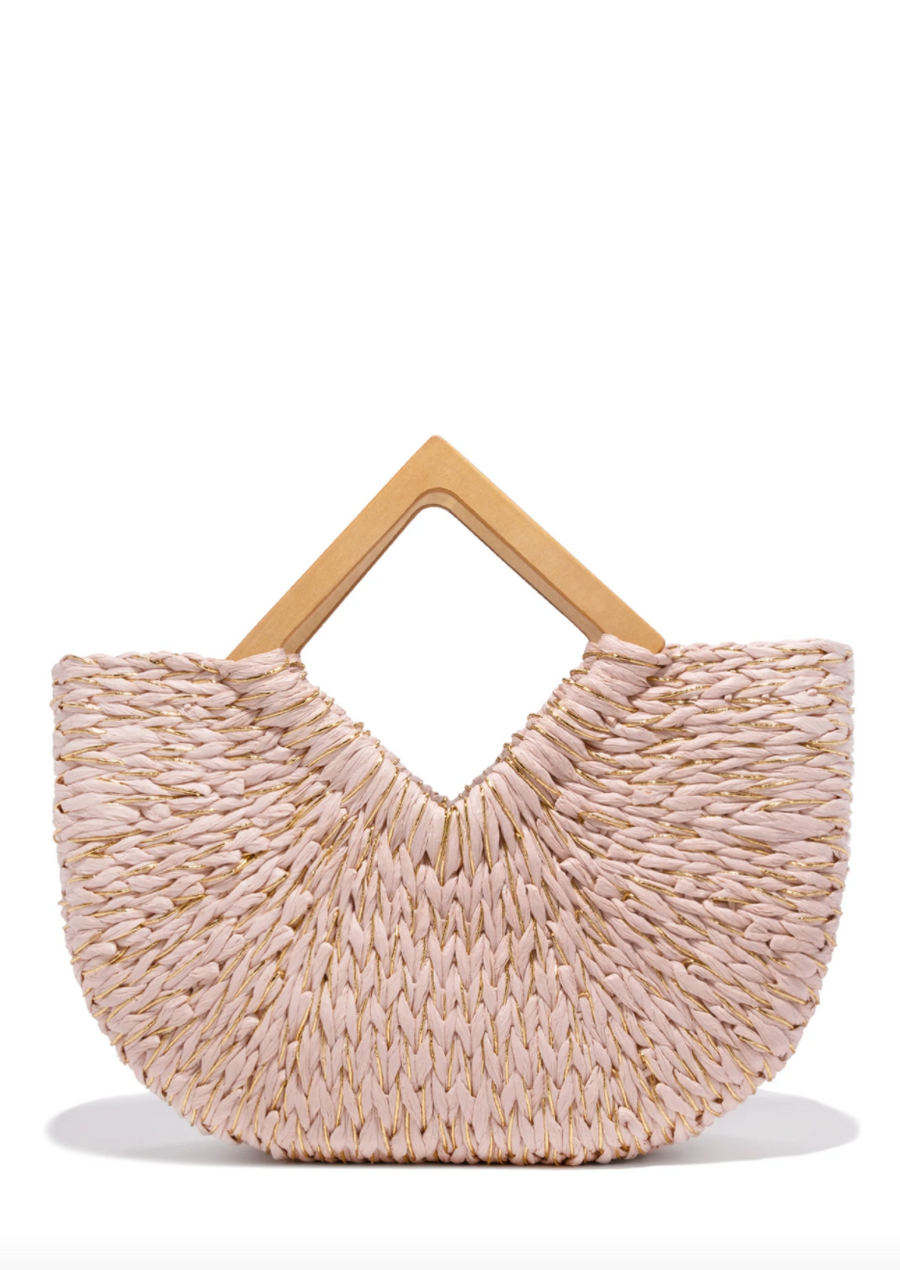 Azulik Straw Tote Bag