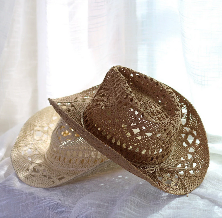 Palm Desert Straw Cowboy Hat