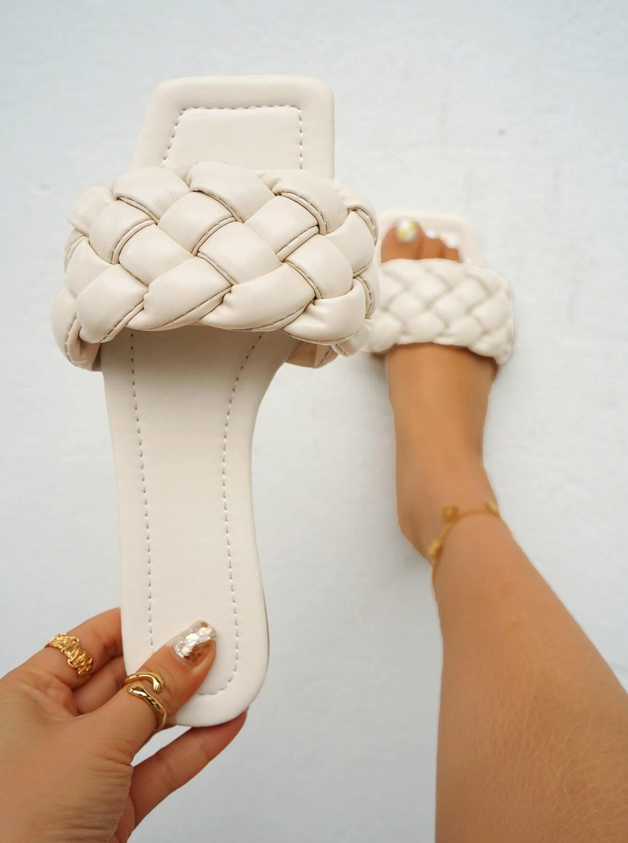 Phoebe Braided Slide Sandals