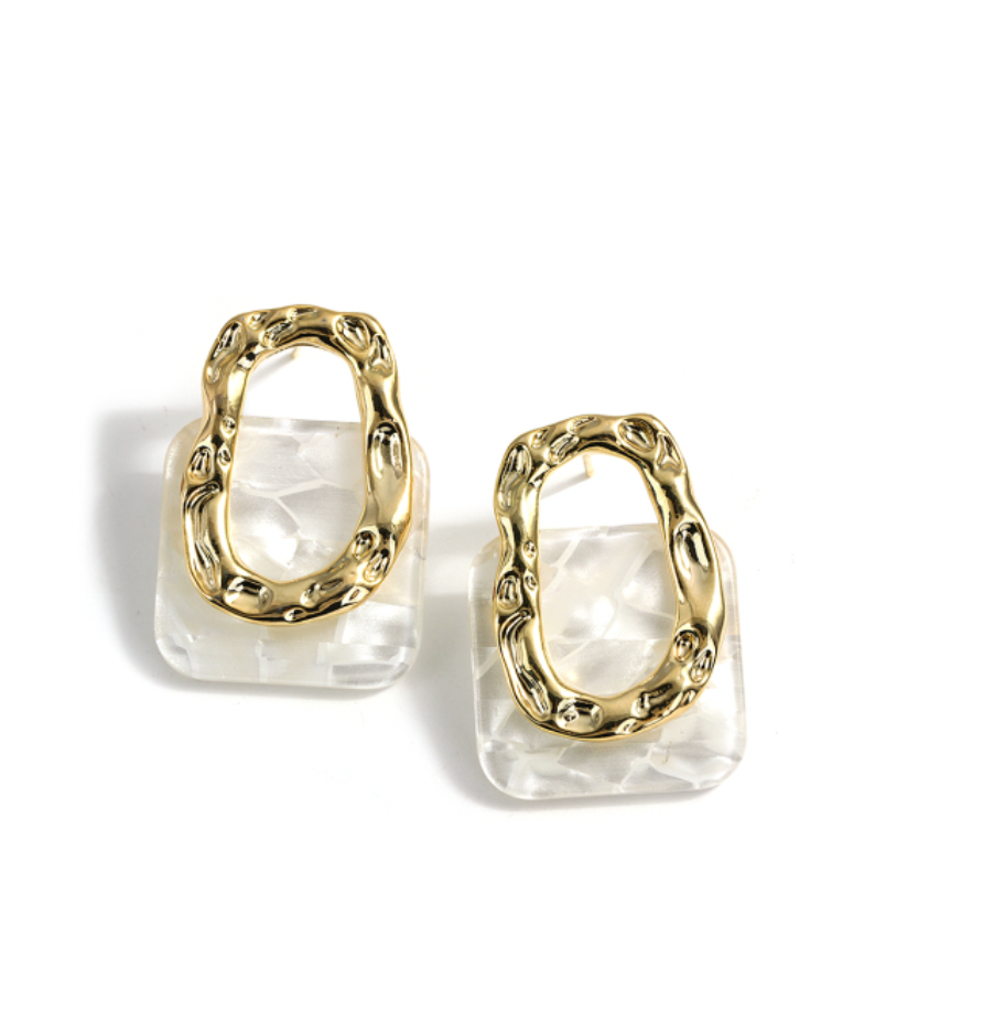 Azina Geometric Stud Earrings