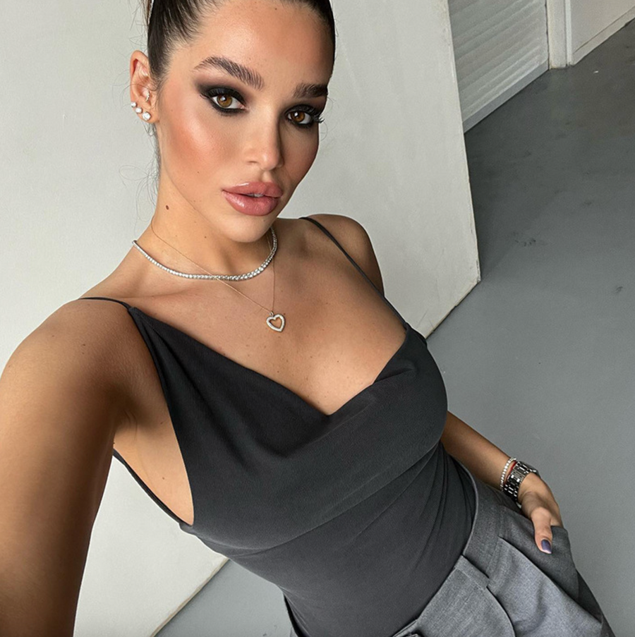 Jaynee Asymmetric Bodysuit