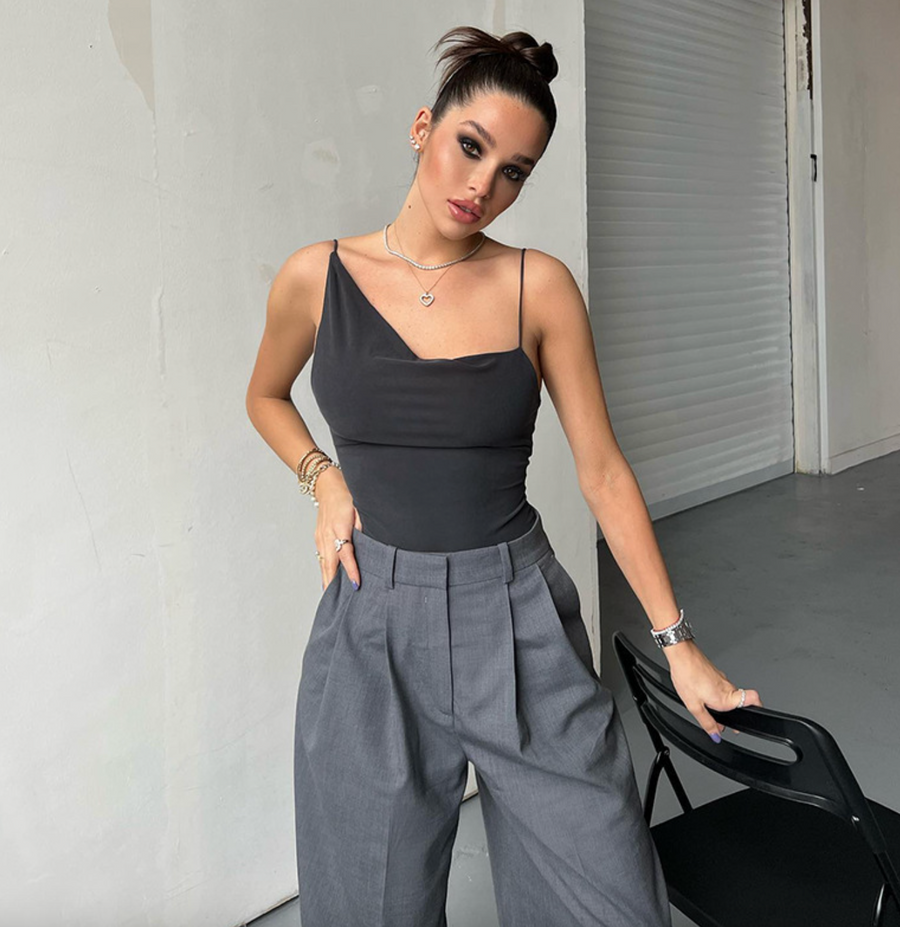 Jaynee Asymmetric Bodysuit