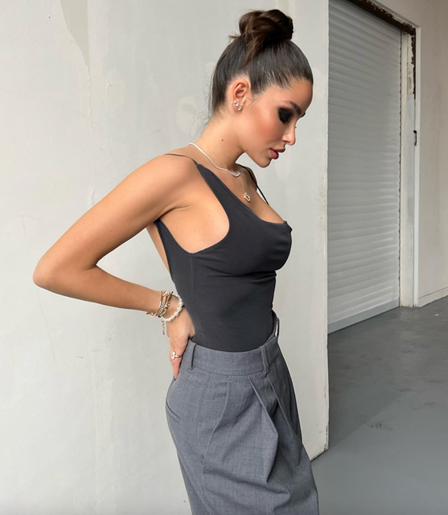 Jaynee Asymmetric Bodysuit