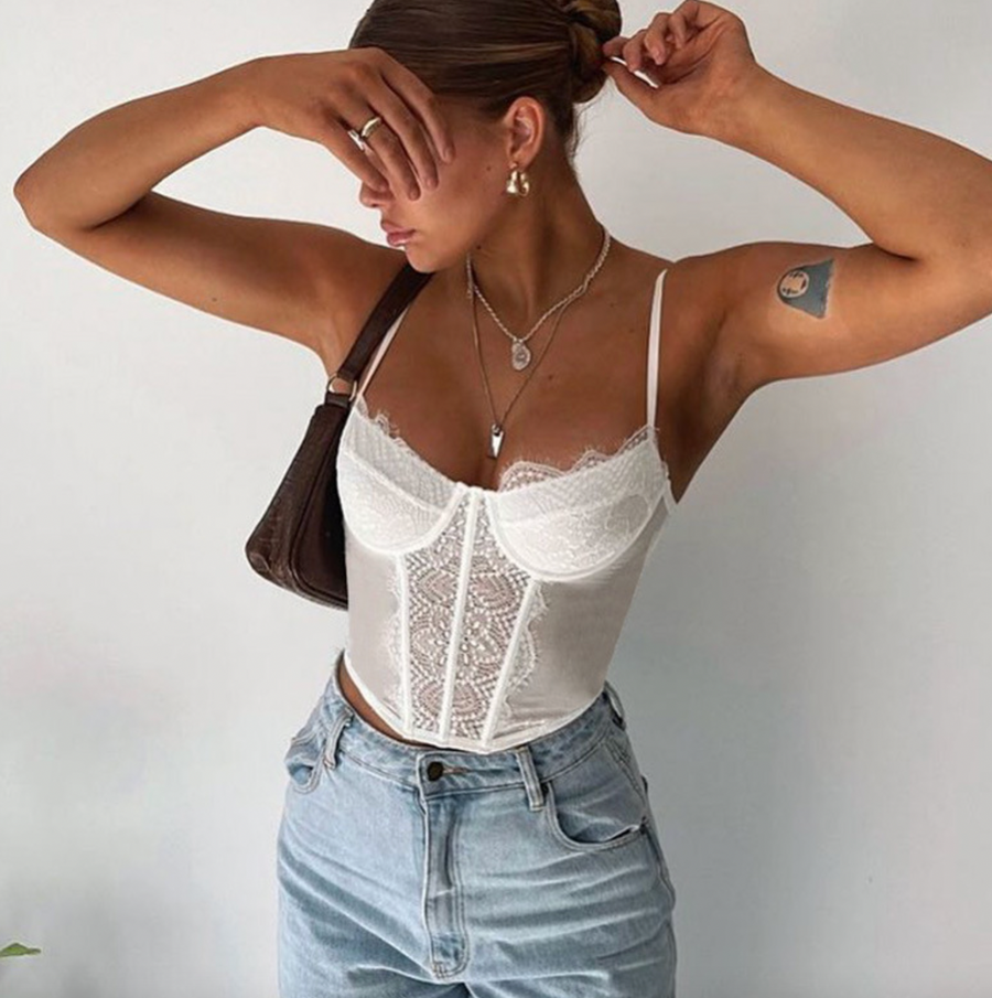 Don't Jinx It Lace Top