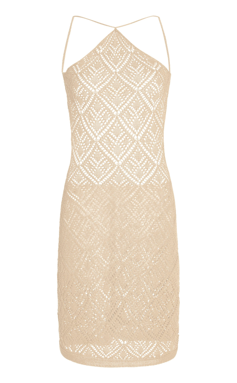 Montego Bay Crochet Mini Dress