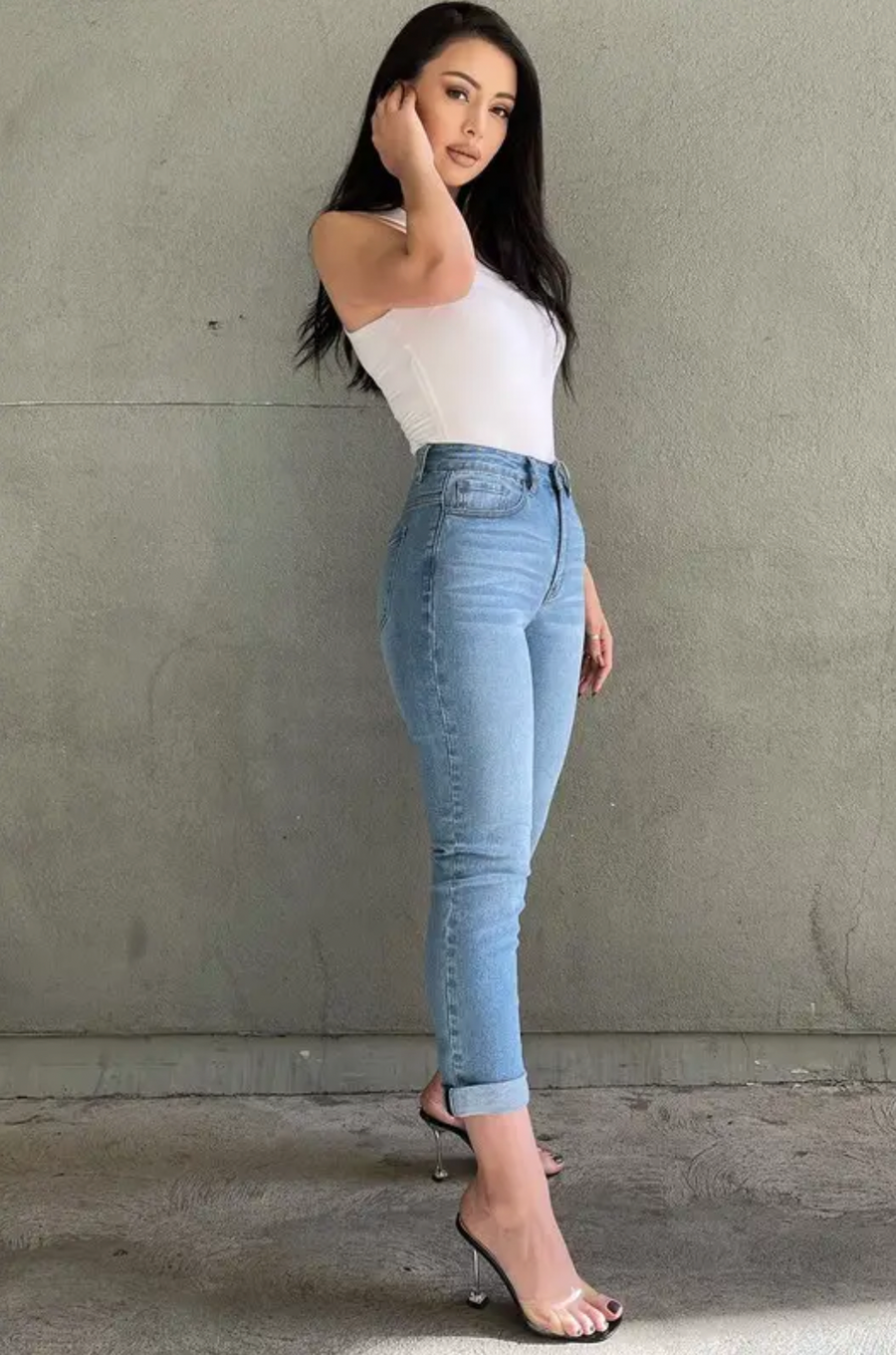 Selena High Waist Mom Jeans
