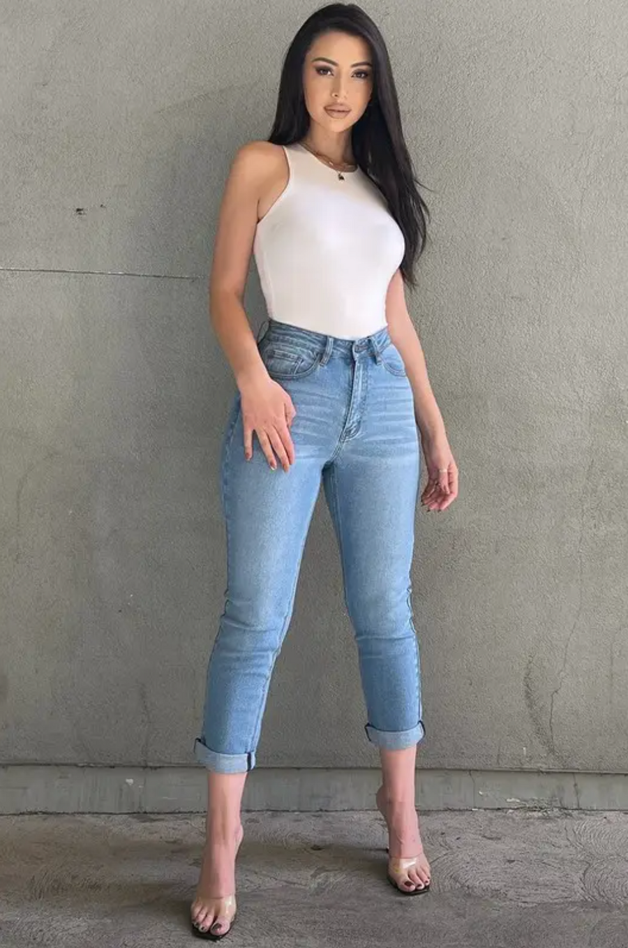 Selena High Waist Mom Jeans