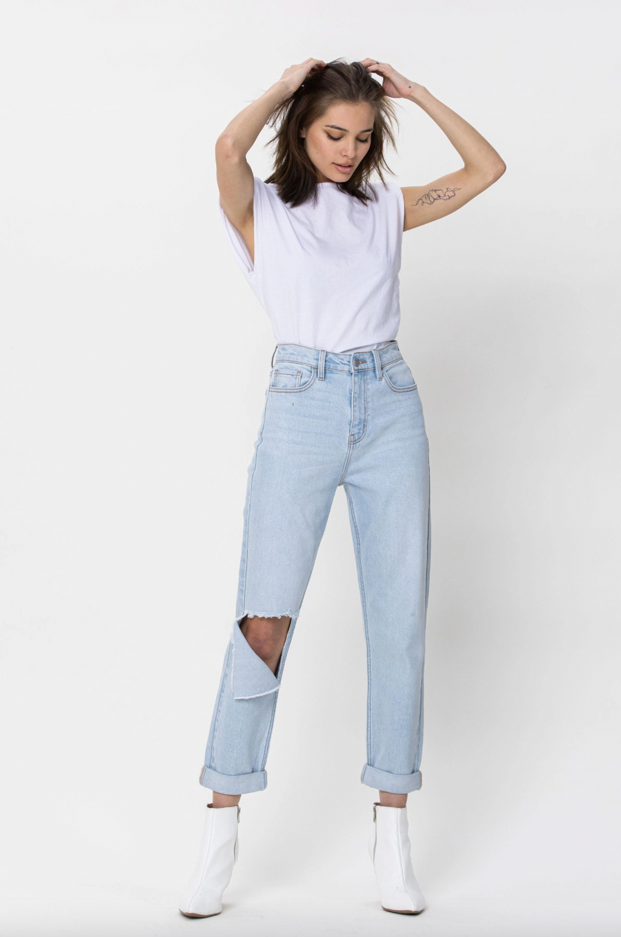 Vesper High Rise Mom Jeans